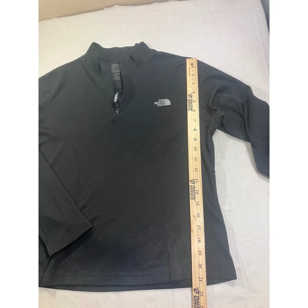 The North Face Mens XL/TG Black VaporWick 1/4‎ Zip Pullover Mock Neck Shirt